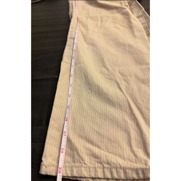 Vintage 90's Fore Warned Wide Leg Pants - subtle stripes - Sz 10 - Picture 8 of 14